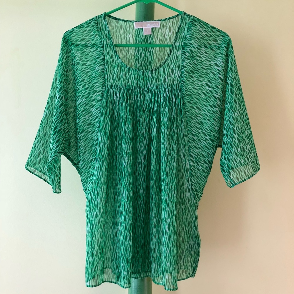 Michael Kors Green Blouse